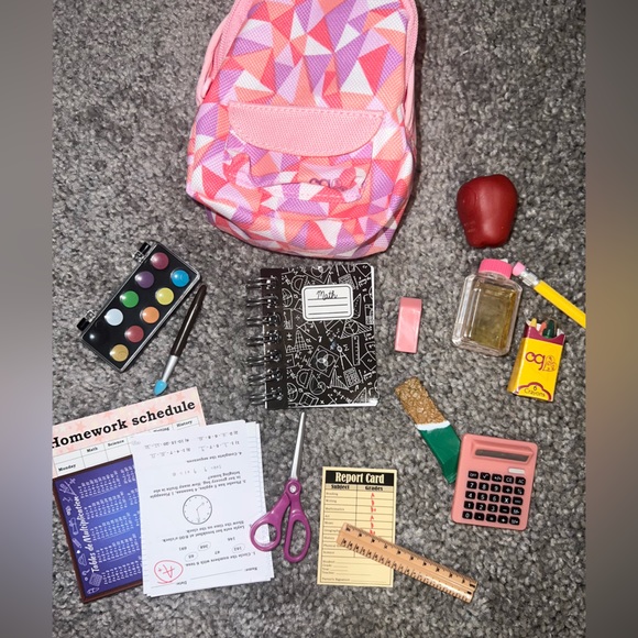 $5 DOLL ACCESSORIES SCHOOL SET. ADORABLE. $5 WHEN BUNDLED WITH 3 OR MORE ITEMS - Picture 9 of 16